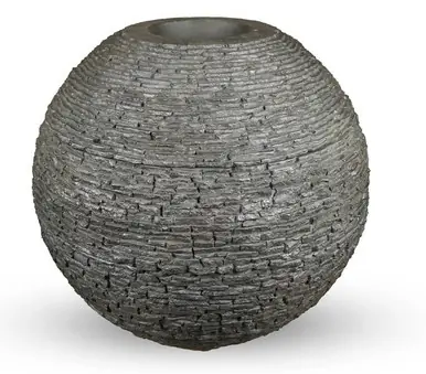 STACKED SLATE SPHERE - 72" DIA (1.83 M) [ELIGIBLE FOR MIXED QTY BREAK]