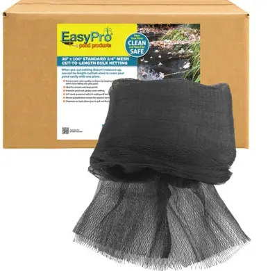 3/4" / 30' X 100' Boxed Premium Pond Cover Netting - Easy Pro