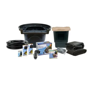 LARGE POND KIT 21' X 26' W/9-PL 7000 POND PUMP