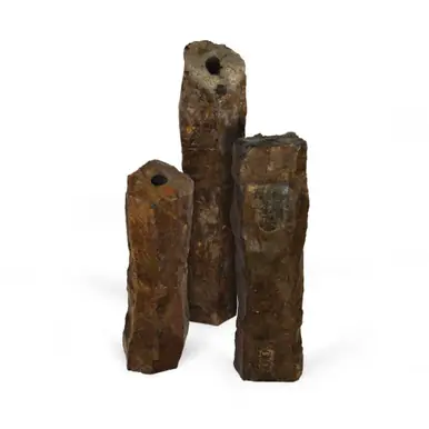 3 Piece Natural Basalt Columns - 18 / 24 / 30