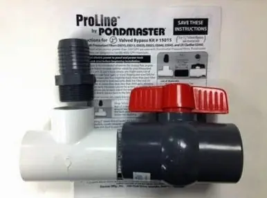 Valved Bypass Kit for Pressurized Filters and UVs - Danner - ProLine