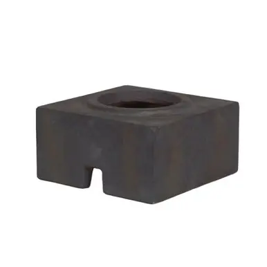 SPILLWAY BOWL STAND - IRON ORE - 6" H (15 CM)