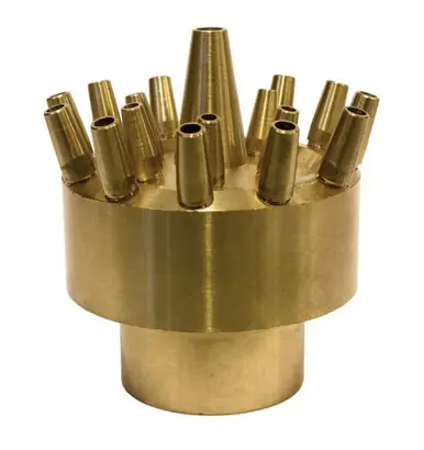 Fixed Jet Three Tier Nozzle - 1 1/2" fpt