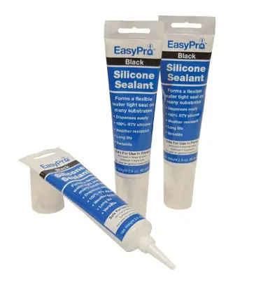 Black 100% Silicone Sealant - 2.8 oz.