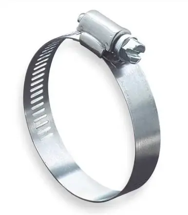 1-1/2" - 2" Stainless Steel Hose Clamps - 2 Pack