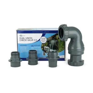 CHECK VALVE DUAL UNION 2.0 - Aquascape