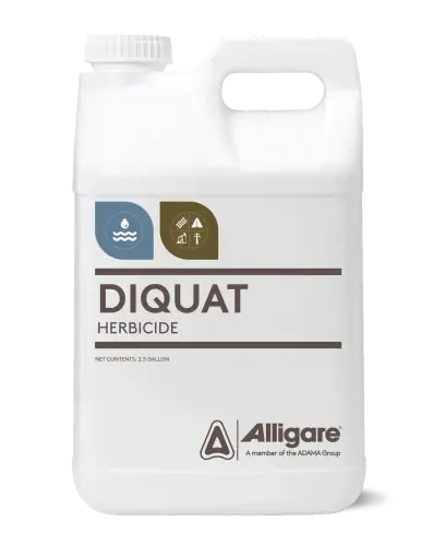 Diquat Herbicide for Submerged & Emerged aquatic weeds & plants - 2.5 gallon