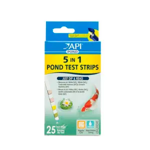 API Pond 5 in 1 Pond Test Strips 25 count