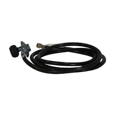 PROPANE TANK REGULATOR AND HOSE - 3/8" x 10' (3 M)