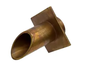 Vianti Falls™ Antique Brass 2″ Diamond Wall Scupper - Easy Pro