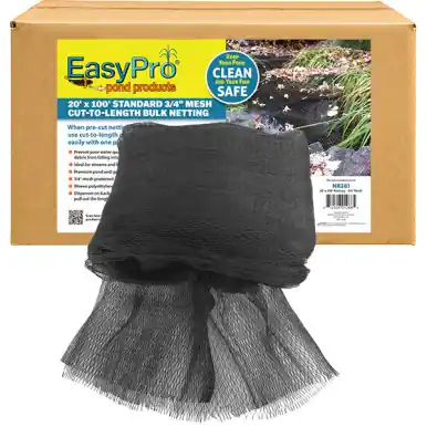 3/4" / 20' X 100' Boxed Premium Pond Cover Netting - Easy Pro