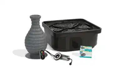 18" Color Changing Vase Fountain Kit w/ Pump & Basin - Atlantic | Oase