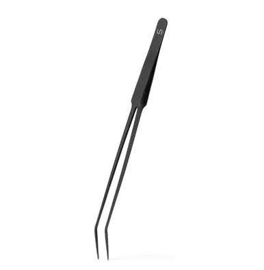 UNS Black Curved Tip Pinsettes
