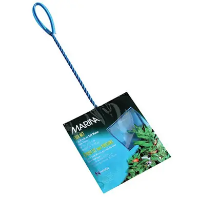 Hagen Marina 6" Blue Fine Nylon Fish Net w/12" Handle - Fluval