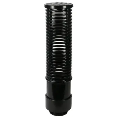 High Capacity Suction Screens, 2.5" Diameter x 12" Tall, Fits 2" Threaded Bulkhead - AquaCave