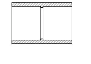 2" PVC Coupling, Slip x Slip - AquaCave