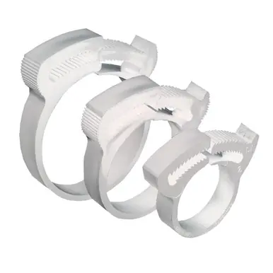 Plastic Hose Clamps, 5/8" - LOT of 10