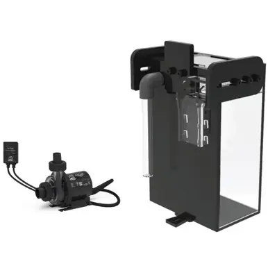 Fiji Cube HRB-8PRO Hang On Refugium Pro Series with Fiji Flow DC Pump