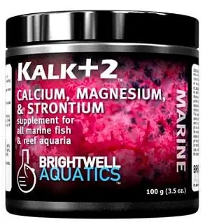 Brightwell Aquatics Kalk+ 2 - Advanced Kalkwasser Supplement w/Calcium, Strontium, & Magnesium, 450 gr./ 15.2 oz.