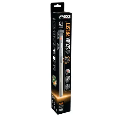 Sicce SCUBA Preset 250 - Submersible Heater - 250 Watt