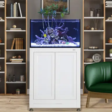 IM INT 50 Lagoon Aquarium w/ APS Stand - White