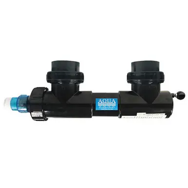 Aqua UV Classic 15 watt Sterilizer 2" With Wiper - Black