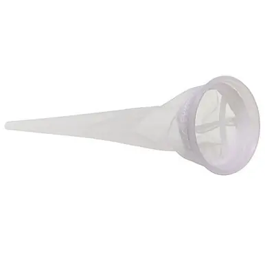 4"x14" 100 micron NYLON MESH Pre-Filter Bag with Vinyl Flange