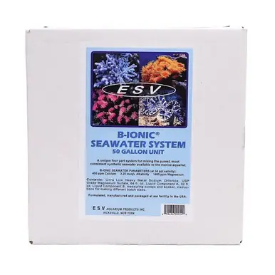 E.S.V. B-Ionic Seawater System 50 Gallon Salt Mix w/ Measuring Supplies