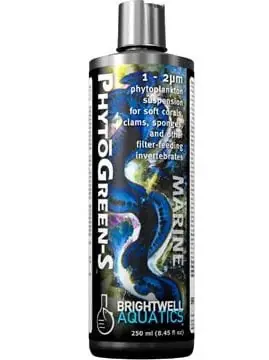 Brightwell Aquatics PhytoGreen-S - Green Phytoplankton (small) 1-2 micron, 2 liter / 67.6 oz.