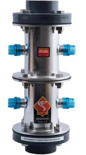 Aqua Ultraviolet VIPER 800W UV Sterilizer, Stainless Steel Housing, 3" Outlets, With Flow Switch, 220V