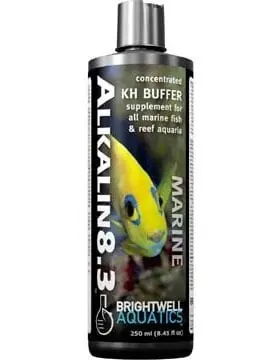 Brightwell Aquatics Alkalin 8.3 - Liquid pH Buffer and Alkalinity (KH) Builder, 2 Liters / 67.6 oz.