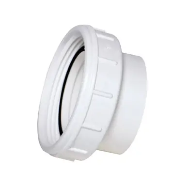 AQUA ULTRAVIOLET REPLACEMENT FEMALE UNION HALF WITH NUT 2" WHITE