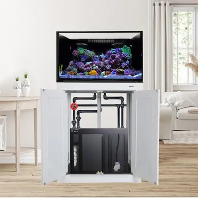 IM EXT 112 Gallon Lagoon Aquarium Complete Reef System – White (Made to Order) - Innovative Marine