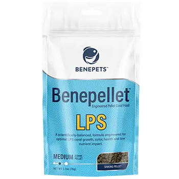 Benepets Benepellet LPS Probiotic Coral & Fish Food - Medium 2.7 oz Pouch, 2.5mm