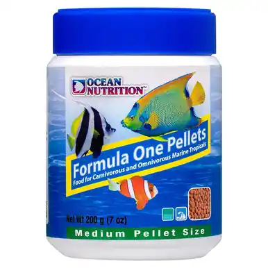 Ocean Nutrition Formula One Marine Pellets, Medium, 200 gr. / 7 oz.