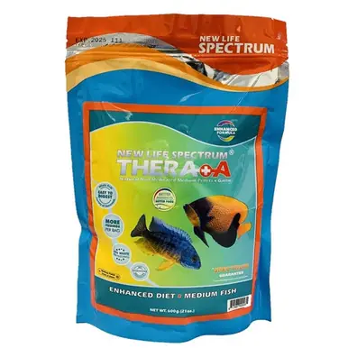New Life Spectrum Naturox Series - Thera+A Medium Sinking Pellet (2mm-2.5mm) 600 gr.