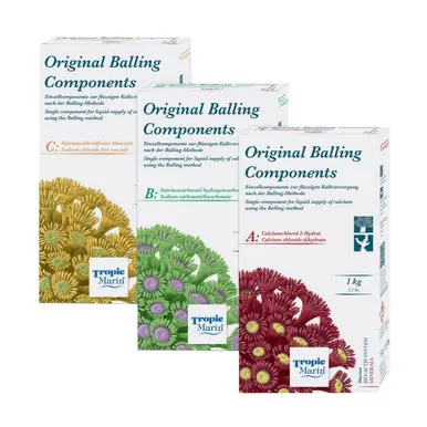 Tropic Marin BIO-CALCIUM ORIGINAL BALLING Salts, ABC Dry Balling Set, 3kg.
