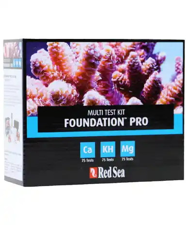 Red Sea Reef Foundation Pro Multi Test kit (Ca,Alk,Mg) Calcium, Magnesium & Alkalinity