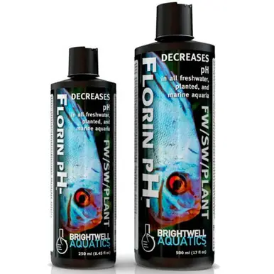 Brightwell Aquatics Florin pH- - Decreases pH, 20 Liters / 5.3 gal.