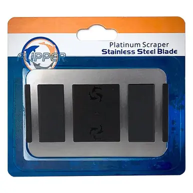 Flipper Platinum Scrapper Stainless Steel Blade