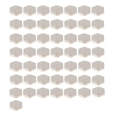 Brightwell Aquatics Xport-Ca R.E.E.F. Fifty (50) HeXiDiscs - 1.00"x1.75"x0.50" Hexagonal Discs for Frag Mounting