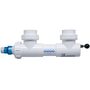 Aqua UV Classic 8 watt Sterilizer 2" With Wiper - White