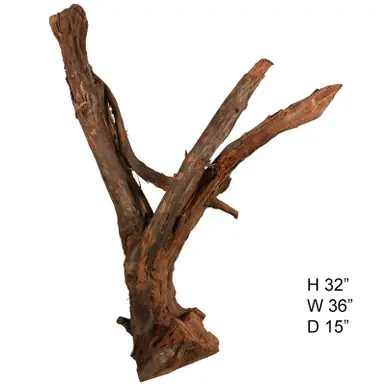 SOLD - Malaysian Driftwood, Super WYSIWYG 32" x 36"