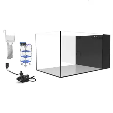 Fiji Cube 20 Gallon Peninsula Rimless AIO Glass Nano Tank - PRO Series