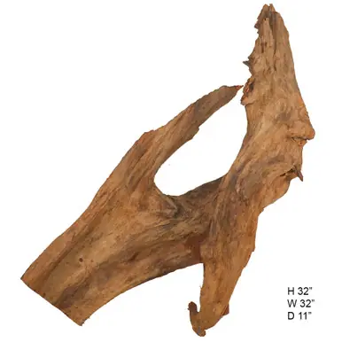 SOLD - Malaysian Driftwood, Super WYSIWYG 38" x 32"
