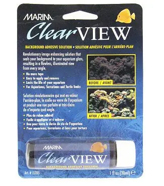 Aquarium Background Adhesive Solution, 1 oz. - Fluval