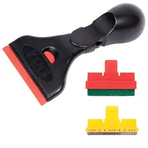 DISCONTINUED - Kent Marine Pro Scraper II Short W/Plastic,Stainless & Cloth Blades