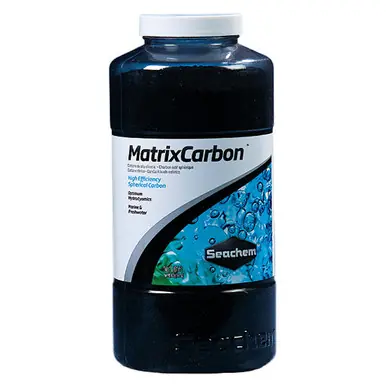 Seachem Matrix Carbon Filter Media, 1,000 ml.