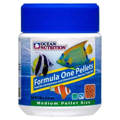 Ocean Nutrition Formula One Marine Pellets, Medium, 100 gr. / 3.5 oz.
