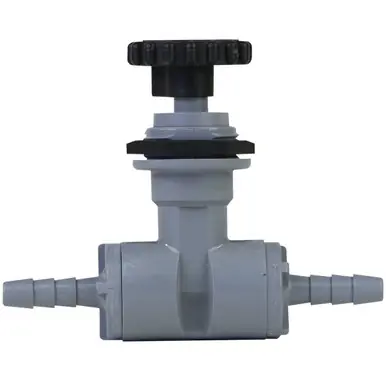 Precision Needle Valve with 1/4" Barb Fittings - AquaCave